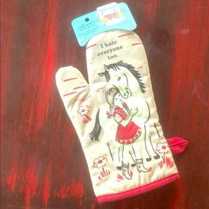 Blue Q funny Oven Mitt